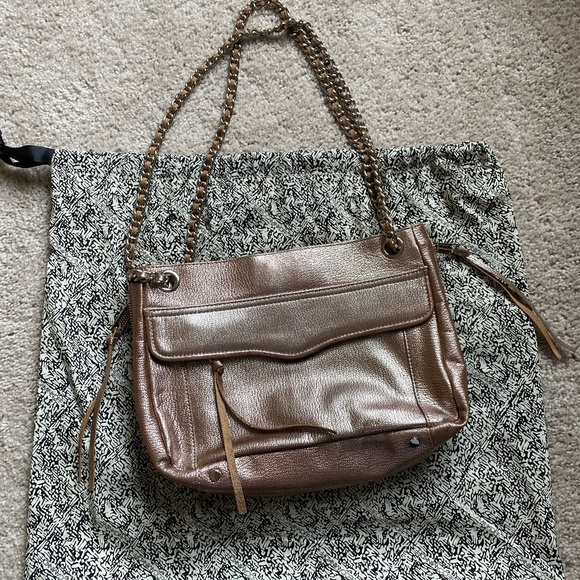 Rebecca Minkoff Champagne Pink Bag; LIKE NEW - Picture 7 of 8